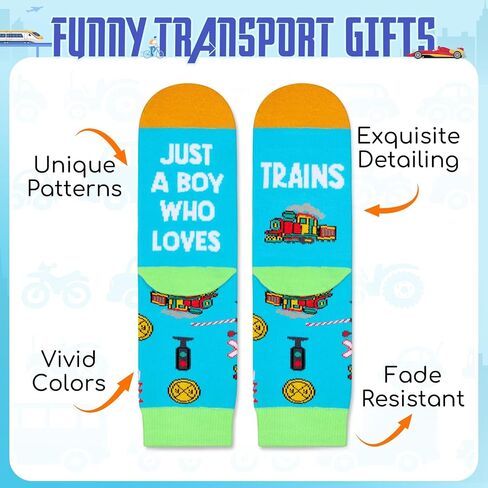 HAPPYPOP Boy Socks Girl Socks Tractor Socks, Boy Gifts Girls Gifts Tractor Gifts in Saudi Arabia