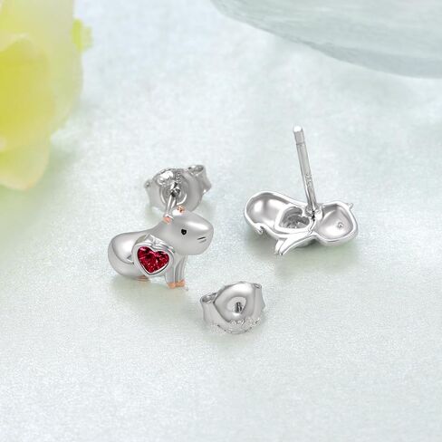 Capybara Gifts Capybara Earrings 925 Sterling Silver Capybara Stuff Birthday Gifts Jewelry for Girls Women in Saudi Arabia