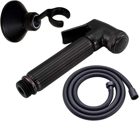 Handheld Bidet Sprayer for Toilet, Bathroom Cloth Diaper Sprayer Set Bidet Sprayer Kit with Stainless Steel Shower Hose and Holder for Pet Bathing, Personal Hygiene, in Kuwait