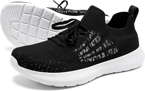 HOBIBEAR Womens Wide Slip On Walking Shoes Mens Comfortable Lightweight Sneakers in Saudi Arabia