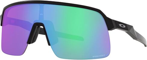 Oakley Men's OO9463 Sutro Lite Rectangular Sunglasses, Matte Black/Prizm Road, 39 mm in Kuwait