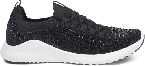 Aetrex Women's Carly Sparkle Orthopedic Arch Support Knit Sneakers for Women - Plantar Fasciitis Relief Womens Sneakers w/ Lace up in Saudi Arabia