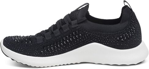 Aetrex Women's Carly Sparkle Orthopedic Arch Support Knit Sneakers for Women - Plantar Fasciitis Relief Womens Sneakers w/ Lace up in Saudi Arabia