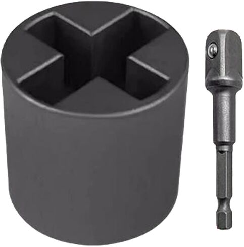 Universal Jack Socket Adapter for Hand Drill, Electric Trailer Jack Drill Adapter, with a 1/2 in Socket Adapter Bit (A) in Saudi Arabia