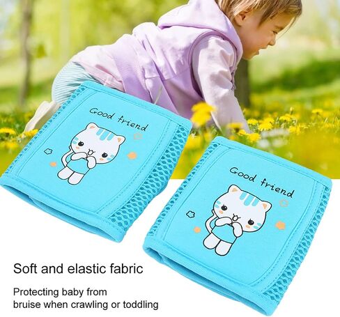 Baby Knee Pads for Crawling, Unisex Toddler Knee Protectors Toddler Knee Pads Baby Crawling Knee Pads Knee Elbow Pads Cushion for Babies, Toddlers, Infants, Boys, Girls, Kids in Saudi Arabia