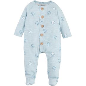 Mud Pie Baby Boys Children's Baseball Print Sleeper