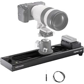 Accsoon Toprig S40 Motorized Camera Slider 40cm/16 App Wireless Control Carbon Fiber Dolly Rail Slider Support IME Lapse Photography