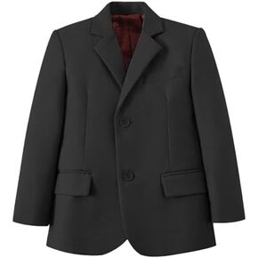 Boys Blazer Kids Solid Color Formal Suit Jacket for Boy, Wrinkle-Free Casual Sport, Wedding Graduation Homecoming Party