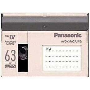 PANASONIC AYDVM63AMQ Professional Quality MiniDV Tape