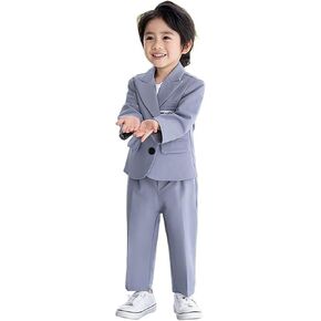 Summer Baby Boy Clothes Boys Business Suits Coat 3 Piece Outfit Tuxedo Set for Kids Formal Suit for Boys Bow Tie