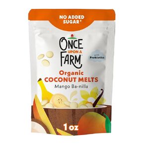 Once Upon a Farm Coconut Melts, Mango Ba-nilla 1oz