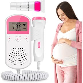 Accessories for Baby Heartbeat Monitor Pregnancy Doppler Fetal Monitor,Baby Monitor Pregnancy Accessories for New Mom Home Use-M-M12