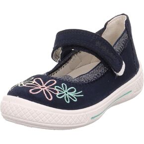 Girls Tensy Ballet Flats, Blue 8000, 11 Little Kid