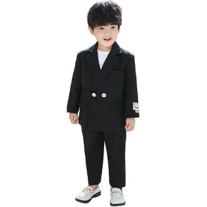 Boys Business Suits for Kids Summer Slim Fit 3 Piece Beach Wedding Outfit Light Weight Tuxedo Linen Suit Set Outfits