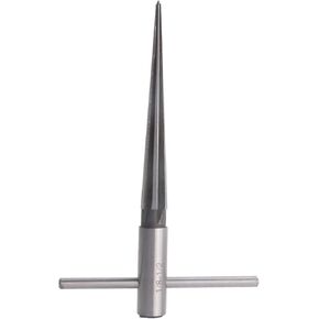 T-Handle 1/8"-1/2" Hand Held Tapered Taper Reamer Hole Pipe Chaser Reaming Tool Reamer