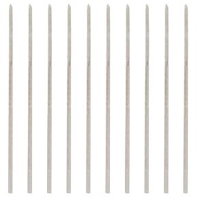 10pcs مجموعة reamer reamer ، فولاذ عالي السرعة مستقيمة الماكينة الناي ، أداة قطع 1.1 مم لآلات التجويف ، و reamers غير المطلية لآلات الحفر والطحن ،