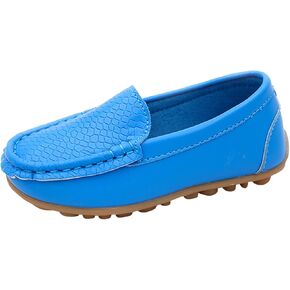Toddler Little Kid Boys Girls Soft Slip On Loafers Dress Flat Shoes Boat Shoes Casual Infant Shoes Boys (Yellow, 21)