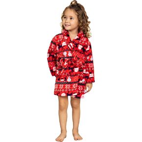 Prestigez Boys Christmas Robe- Santa Belted Bathrobe