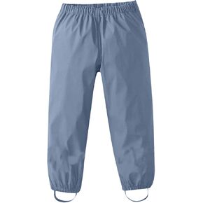 Kids Rain Pants Raincoat Boys Girls Waterproof Rain Trousers Toddler Reusable Rain Trouser (Grey, 10-12 Years)