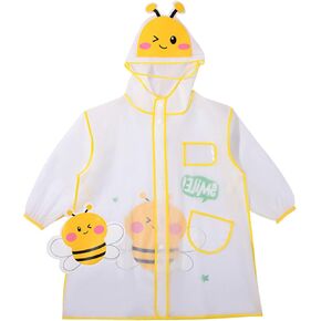 Boys Lightweight Rain Jacket Kids Raincoats Waterproof with Hood Rain Panchos Kid Kids Rain Coat Kids Rain Bibs Waterproof