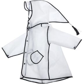 Rain Wear Toddler Baby Boys Girls Children Rain Poncho Raincoat reusable Hooded Ponchos Kids Clear Raincoat