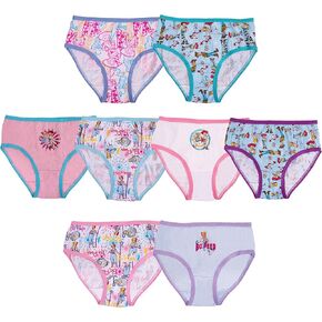 Handcraft Girls Panties Frozen, Toy Story, Baby Shark, Wonder Woman Underwear 8-Pack Toddler/Little Kid/Big Kid Briefs