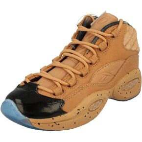 Reebok Question Mid Melody Ehsani ME Womens Hi Top Basketball Trainers Sneakers (UK 4.5 US 7 EU 37.5, British tan ice Blue BD4327) in Saudi Arabia
