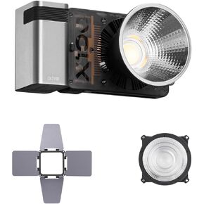 ZHIYUN MOLUS X100 Bi-Color Pro 100W Video Light [Official] with Mini Lens Reflector (ZY Mount) with Pack Four-Leaf Baffle