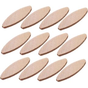 100pcs Wood Biscuit Joining Supplies Tenon Machine Docking Tool for Woodworking for Crafting Splicing Lumber Plywood and Composite Boards Strong Adhesive Performance