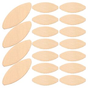 Wood Joiner Biscuits 100pcs Biscuit Connector Beechwood Joining Biscuits Woodworking Supplies Biscuit Plate Joiner for Crafting