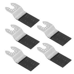 5Pcs Universal Oscillating Multitool Set for Wood Plastic Cutting with Compatibility for Overtone (34mm bimetal Saw Blade)