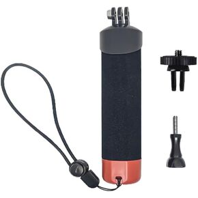 Waterproof Floating Hand Grip for GoPro Hero 13 12 11 10 9 Black, DJI Osmo Action 5 Pro/4/3/2, Akaso, Underwater Diving Stick for Insta360 X4 X3 ONE X2 Compact Camera