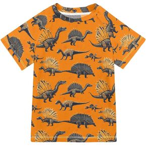 KLL Rash Guard Bathing Suit Girls Short Sleeve Rash Guard Boys