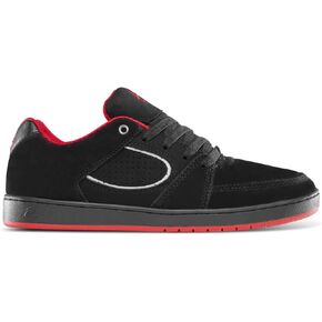 Es Skateboard Shoes Accel Slim Black/Black/Silver Size 9.5