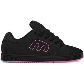 Etnies Women's Callicut Skate Shoe, Black/Pink, 7.5