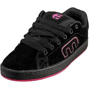 Etnies Women's Callicut Skate Shoe, Black/Pink, 8