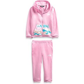 THE NORTH FACE Toddler Camp Fleece Set, Lilac Sachet Pink, 4T