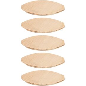 الخشب الانضمام إلى البسكويت 100pcs النوع 01020# Beechwood Oval Joiner Biscuits للانضمام إلى Wood (10#)