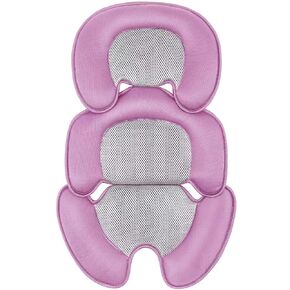 Newborn Baby Support Cushion Infant Insert 3D Mesh Breathable Liner Compatible with Stroller, Car seat, High Chair Etc (Black)