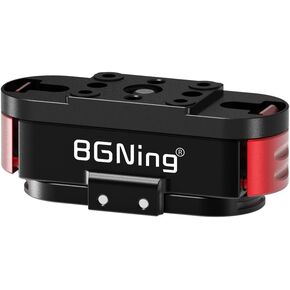 BGNing Aluminum Magnetic Quick Release Base with 1/4 Tapped Hole, Compatible with Hero 13/12/11/10/9/8 Camera Replacements
