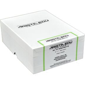 Arista EDU Ultra VC RC Black & White Photographic Paper, Semi-Matte 8x10, 100 Sheets