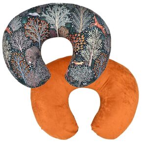 Winmany Baby Nursing Pillow Cover Infant Removable Breastfeeding Pillowcase Cute Pattern Newborn Nursing Slipcovers Neuter Cushion Cover for Girls Boys (Cute Animals)