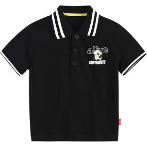 Toddler Kids Short Sleeve Polo Shirt Girls Boys Football Panda Cartoon Prints Tops Soft T Shirt Girls' Clothing Sets