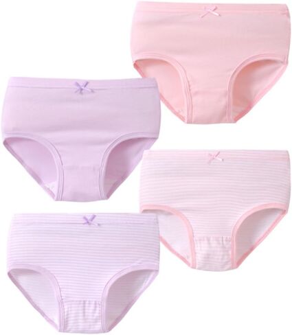 Ding-Dong Toddler Kids Girls Boxer Boxer Boxer Brief Cotton 4 Pack Intond in Kuwait