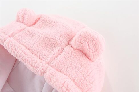 Infant Boys Girls Thicken Fleece Vest Cute Hood Sleeveless Jacket Windproof Warm Coat Outerwear in Kuwait