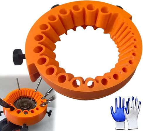 Drill Bit Sharpener, Power Drill Bit Grinding Attachment for 2 to 13 mm Bits, Old Drill Bit Grinder, Compatible with 125mm Angle Grinders, Giant Blade Angle Grinder for Grinding 125 mm Grinder (1PC) in Saudi Arabia