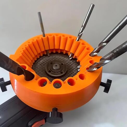 Drill Bit Sharpener, Power Drill Bit Grinding Attachment for 2 to 13 mm Bits, Old Drill Bit Grinder, Compatible with 125mm Angle Grinders, Giant Blade Angle Grinder for Grinding 125 mm Grinder (1PC) in Saudi Arabia