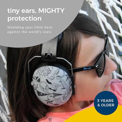 Baby Banz Earmuffs Kids Hearing Protection - 2+ Years - Noise Reduction Rating - Soft & Comfortable - Kids Ear Protection in Saudi Arabia