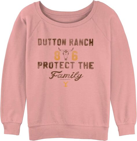 Y Yellowstone Women's Yellowstone Painted Ranch Junior's Raglan Pullover with Coverstitch in Kuwait