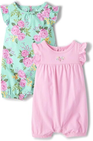 The Children's Place baby-girls And Toddler Everyday Summer Rompers in Saudi Arabia